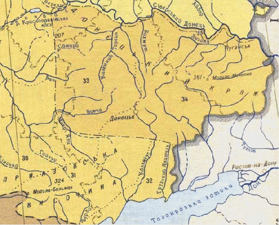 Речка донецк карта