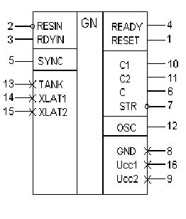 Кр580гф24 схема включения