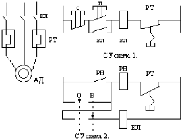 Схема релейно контакторного управления