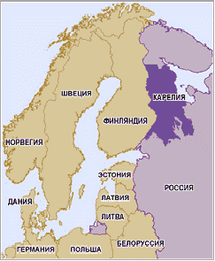 Республика карелия карта мира