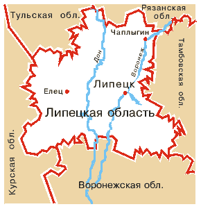 Липецкая обл чаплыгин карта