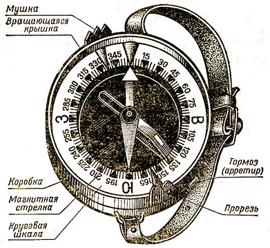 Части компаса. Компас Адрианова строение. Компас Адрианова с картой. Название деталей компаса. Компас Адрианова в разрезе.