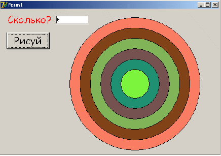 Delphi как нарисовать круг