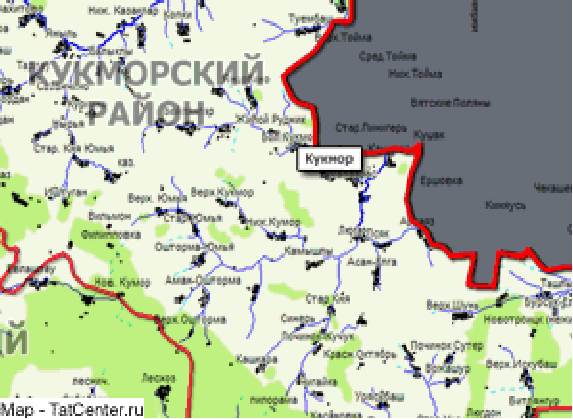 Карта кукморского района республики татарстан