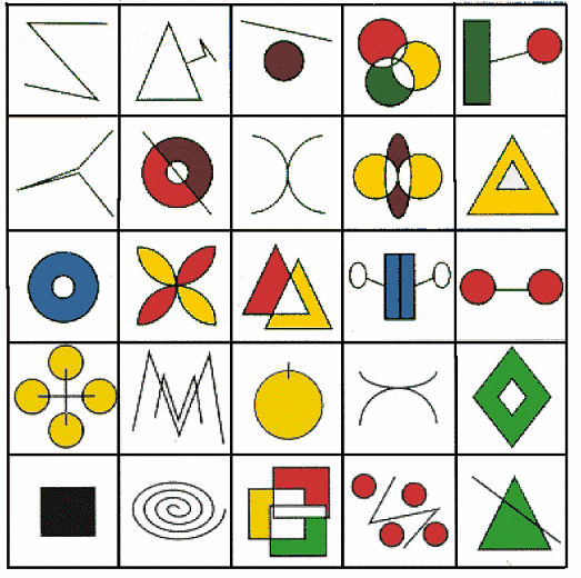 Методика фигуры. Фигуры для развития памяти. Зрительная память фигуры. Фигурки для запоминания. Фигуры для тренировки памяти.