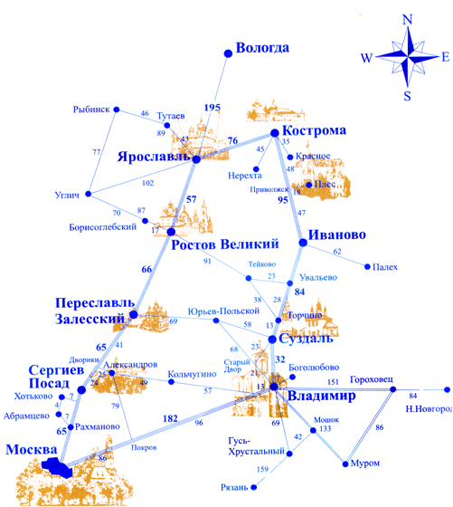 Ростов переславль залесский карта