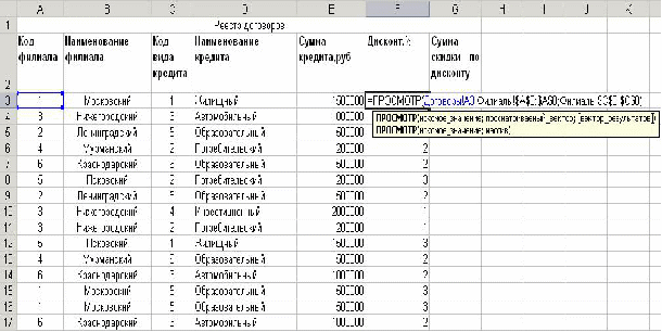 Реестр договоров в excel образец