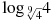 {{\log }_{\sqrt[9]{4}}}4