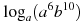 \log_a (a^{6}b^{10})