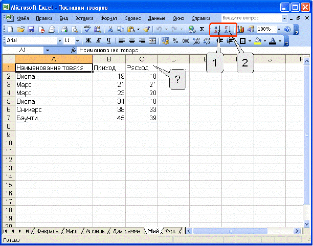 При работе в электронной таблице ms excel для чего предназначена кнопка показанная на рисунке