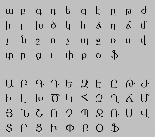 Армения язык. Алфавит армянского языка. Армянский алфавит печатные буквы. Армянский алфавит прописные буквы. АРМ алфавит письменные.