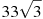 33\sqrt{3}