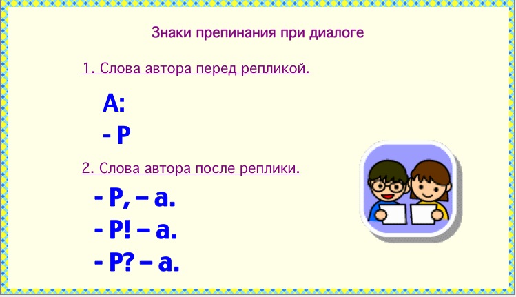 Диалог знаки препинания при диалоге 5 класс презентация