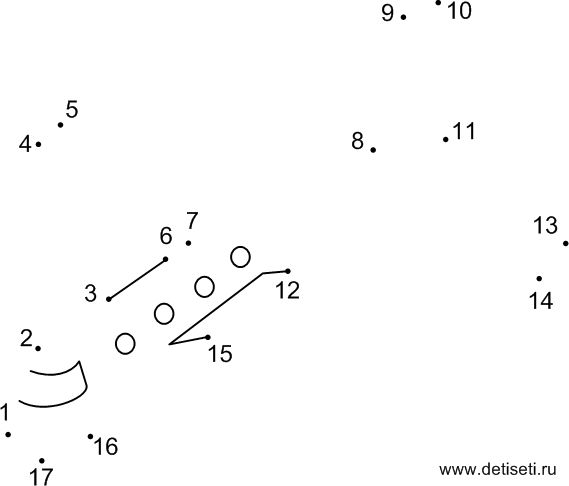 Соединялка. Самолёт (17 точек)