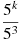 \frac{5^k}{5^3}