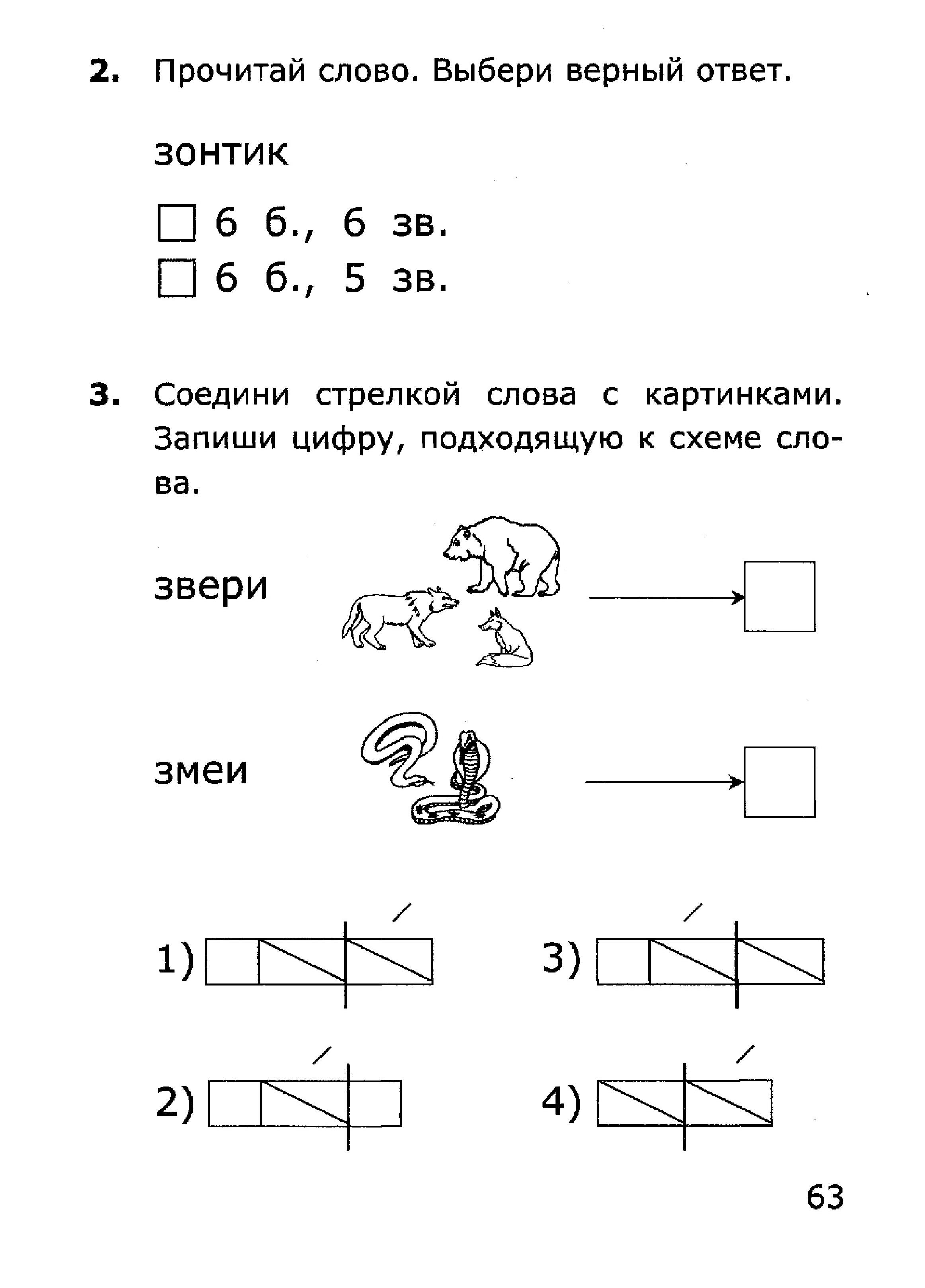 Схема слова цифра