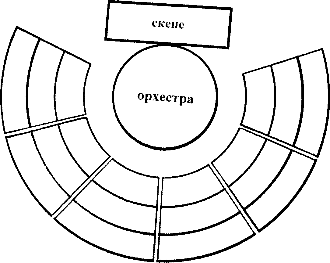 Древнегреческий театр рисунок 5 класс