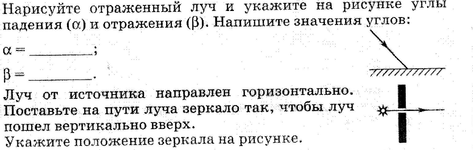 Постройте изображение источников в плоском зеркале относительное расположение источников и зеркала