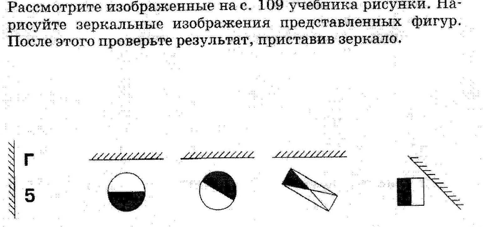 Плоское зеркало рисунок