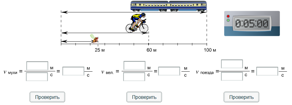 Задачи на движение 7 класс