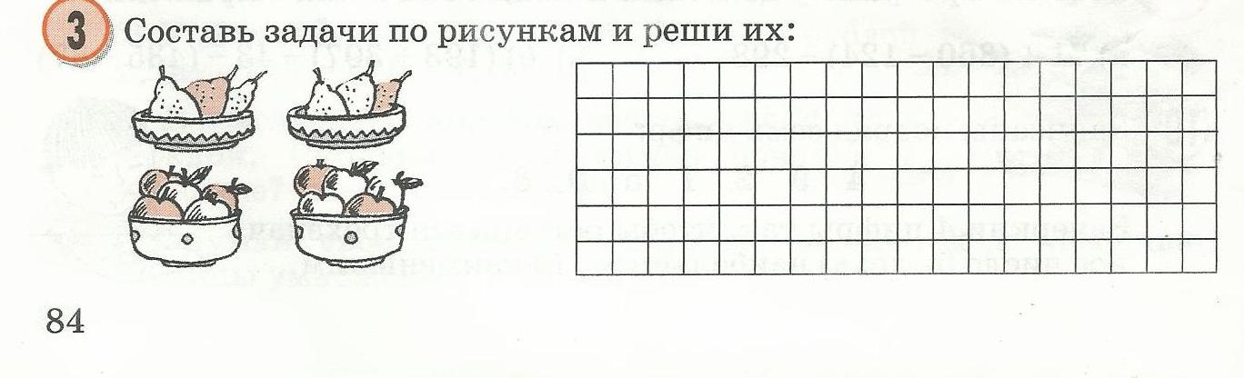 Математика 2 класс составь к рисунку примеры