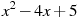 x^2-4x+5