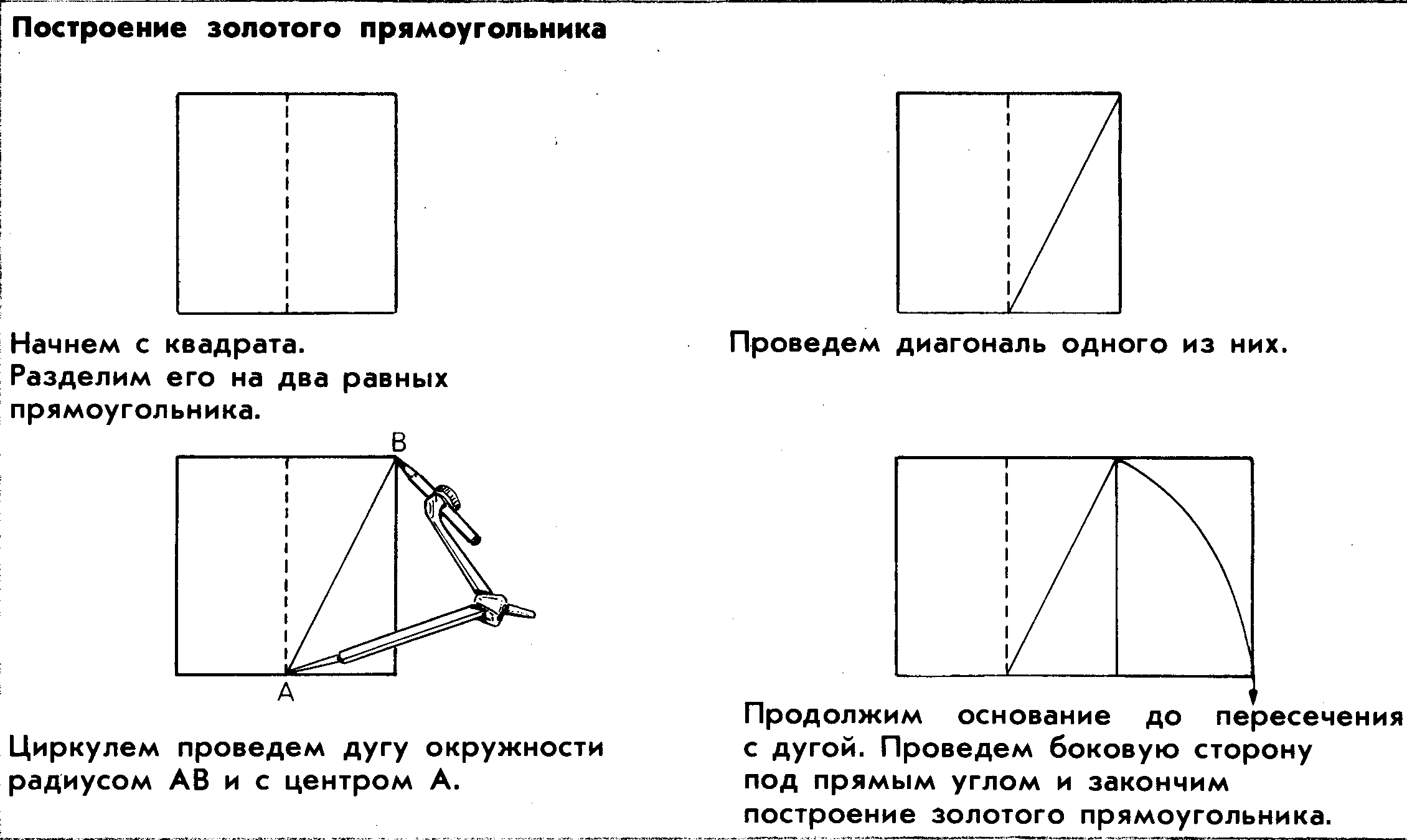 Способ прямоугольника. Построение золотого сечения в прямоугольнике. Пропорции золотого сечения прямоугольник. Как построить золотое сечение прямоугольника. Как построить прямоугольник по Золотому сечению.