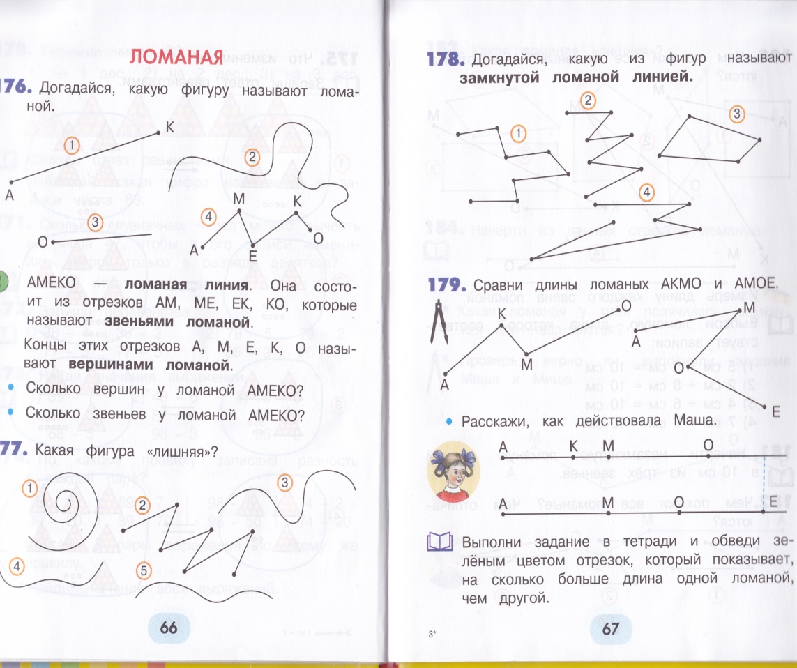 1 класс ломаная презентация