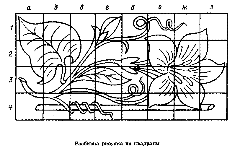 Рисунки по сетке