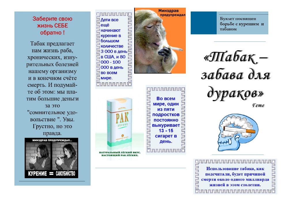 E:\Все документы\Портфолио и документы\Городской семинар\Открытый урок учителя биологии МОУ Сош №77 Уметчиковой Н.В\Табак - забава для дураков.jpg