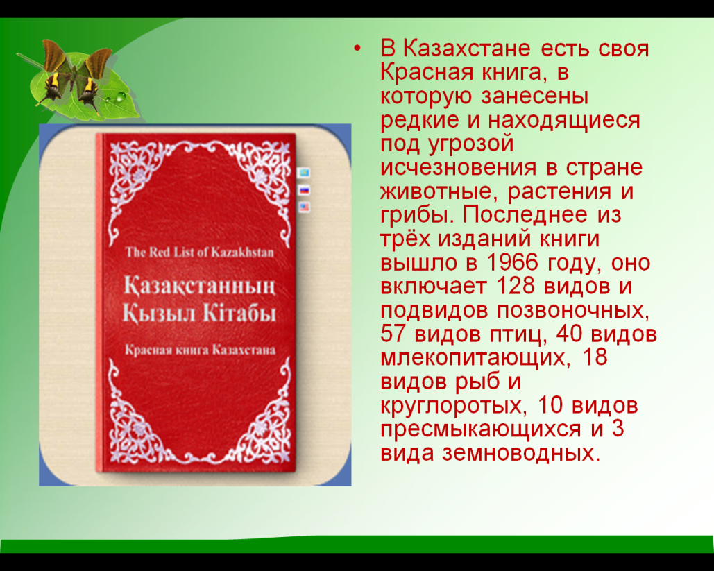 План конспект красная книга