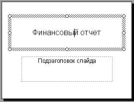 Ввод текста в рамку на слайде