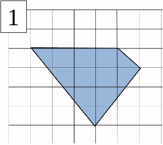 Площади фигур на клетчатой бумаге 8