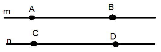 Параллельные отрезки лежат. На рисунке a и b m и n параллельны определите параллельные отрезки.