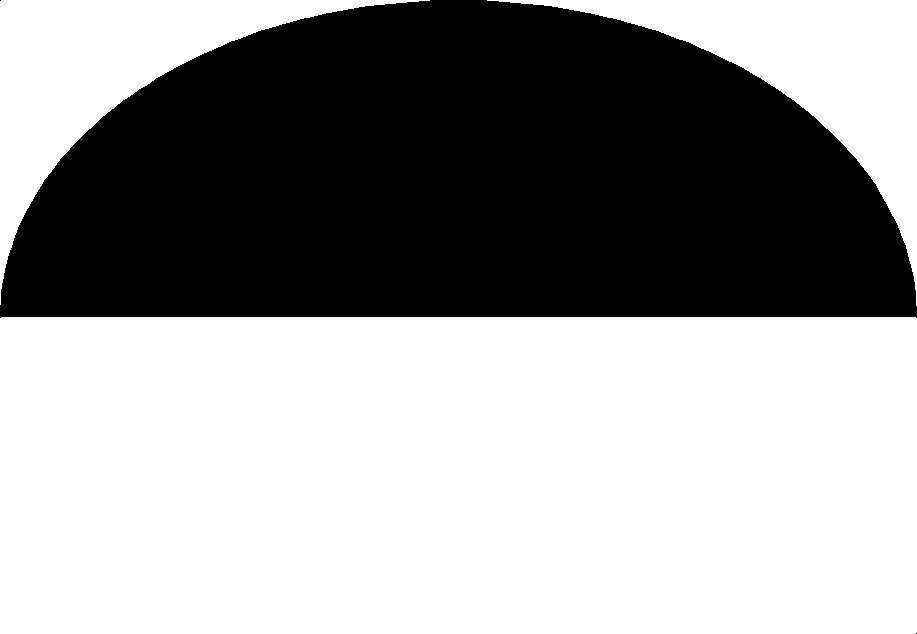Картинка полукруг. Полукруг. Полукруг без фона. Полукруг Геометрическая фигура. Черный полукруг.