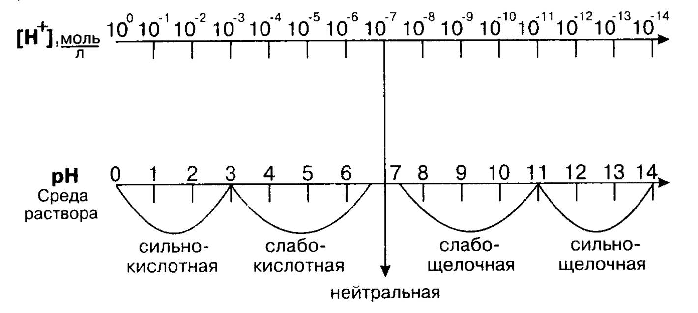 План урока водородный показатель 11 класс