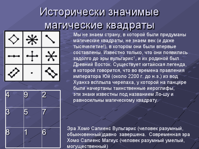 Проект по математике 6 класс магия чисел