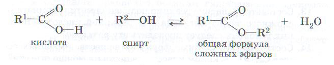 Сложные эфиры формула