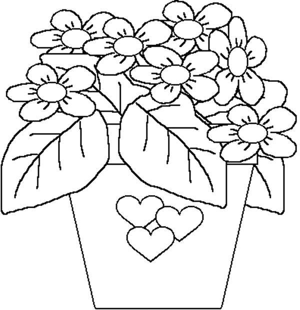 Pictures Of Flowers To Print And Color